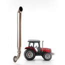 Ponteira Inox Escapamento Trator Massey 4408 850 4410