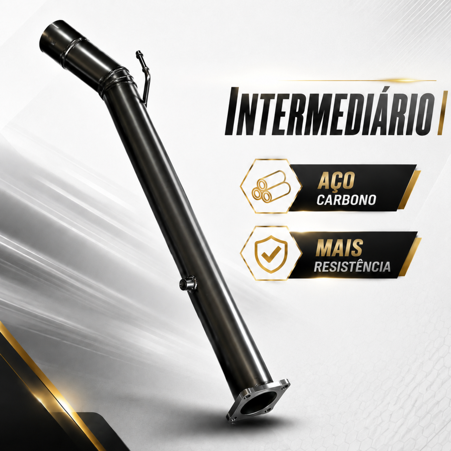 Kit Downpipe E Intermediário Amarok V6 Todos Os Anos