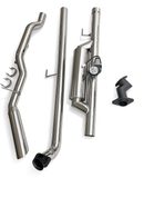 Kit Inox escapamento pnteira 4" Hilux 3.0 Pente Turbina Difusor Gringo