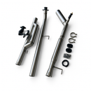 Kit Inox escapamento pnteira 4" Hilux 3.0 Pente Turbina Difusor Gringo