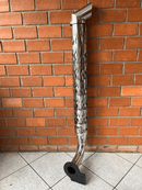 Escapamento Full Inox 4'' Com capa personalizada NH, TL 5.80/ Case Farmall 80 - DM Pentes