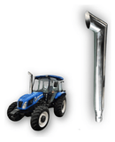Escapamento Inox 4” 1 Metro New Holland TL75 / TL85 / TL100 – Motores MWM e Iveco - DM Pentes