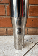 ESCAPAMENTO INOX 4” C/ REDUÇÃO 2,5” UNIVERSAL - DM Pentes