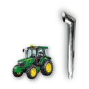 Escapamento Inox 4'' John Deere 5078 / 5080 / 5090e - DM Pentes