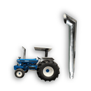 Escapamento inox 4'' para Ford 6610 – Motor Ford / New Holland - DM Pentes