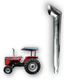 Escapamento Inox 4'' para Massey Ferguson 4295 / 4275 / 4283 / 4290 – 4 Cilindros - DM Pentes