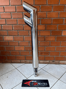 ESCAPAMENTO INOX 4” SAÍDA DUPLA - DM Pentes