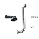 Kit Escapamento Inox + Pente Turbina Case Farmall 80 - DM Pentes