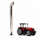 Escapamento Ponteira Full Inox Massey 4280 4290 4307 Xtra