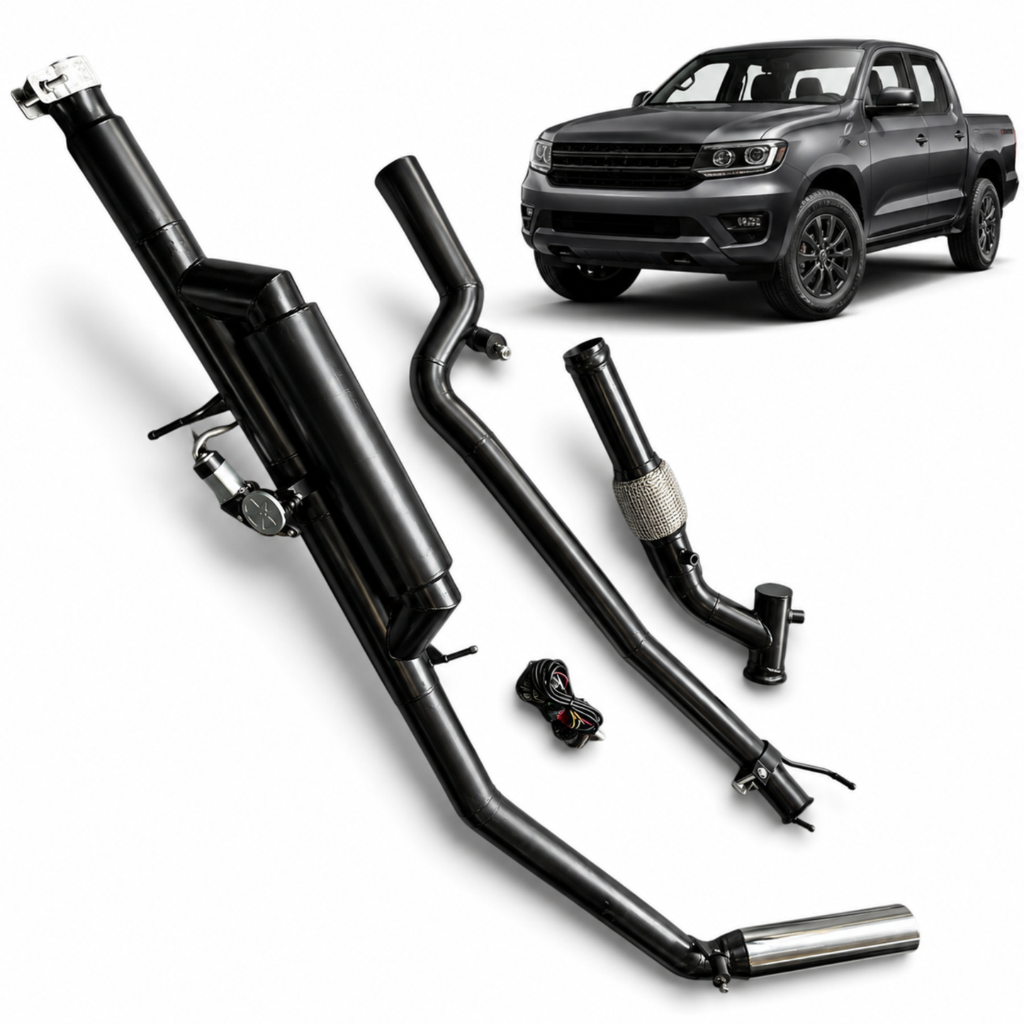 Escapamento Gringo Amarok 2.0 Bi Turbo Downpipe Completo