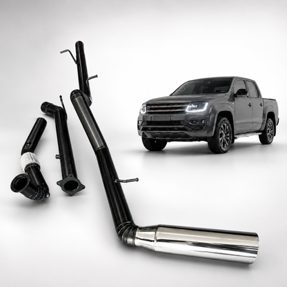 Escapamento Esportivo Amarok V6 Com Downpipe + Intermediario