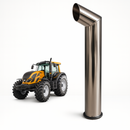 Ponteira Escpamento Trator Valtra Bh 194/184/154 Full Inox