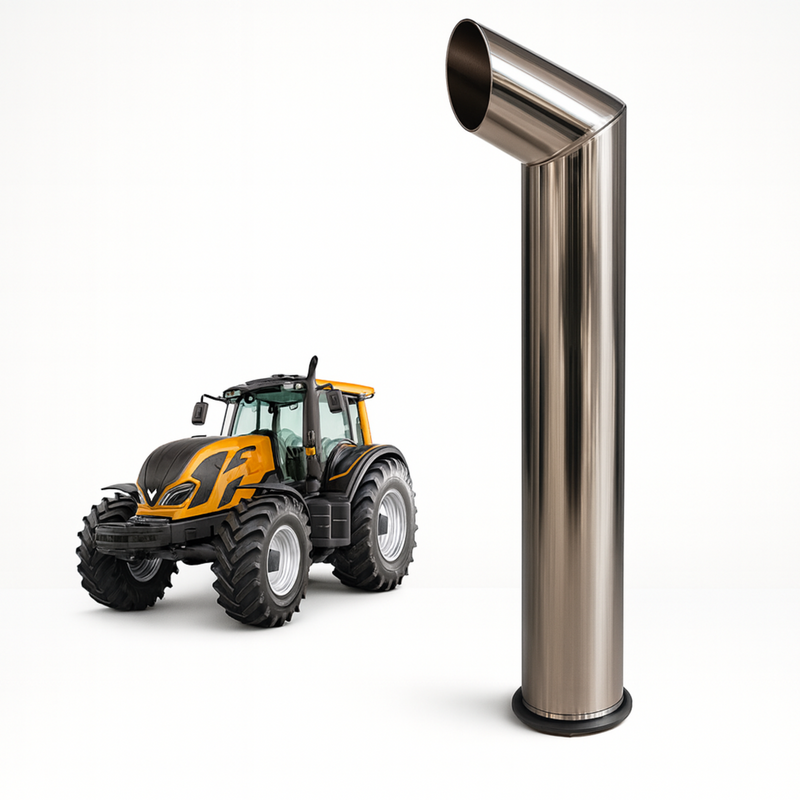 Ponteira Escpamento Trator Valtra Bh 194/184/154 Full Inox