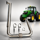 Kit Escapamento Full Inox John Deere 6100 6110 6115 6125J