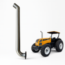 Escape Inox direto com Flange trator Valtra A750 A850 A950 G3