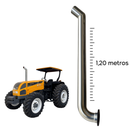 Ponteira escapamento Inox Trator Valtra A750 A850 A950 G3 1,20 Metros