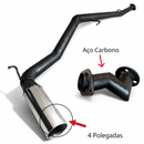 Kit Downpipe Mais Diretão Aço Carbono Hilux 3.0 Ponta Inox 4'