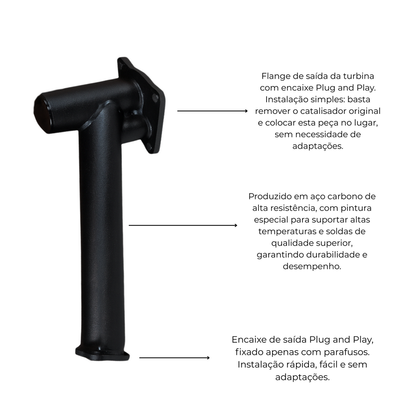 PENTE + DOWNPIPE L200 TRITON 3.2 2008/2015