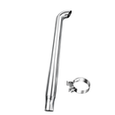 Escapamento Ponteira Trator Mf 4275 4283 4290 Inox 3 1m
