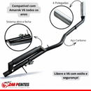 Escapamento Amarok V6 Diesel Inox Ronco Forte Difusor