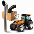 Escapamento Full Inox Com Pente Para Turbina Trator Valtra 750A / 850A / 950 G3