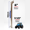 Ponteira Escapamento Trator T7 Inox 4 NEW HOLLAND ronco alto