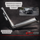 Escapamento F250 mwm INOX no Controle Difusor Saída Lateral