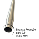 Ponteira Escapamento Trator Nh 7630 Inox 3/4''