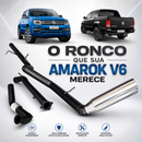 Escapamento Esportivo Amarok V6 Com Downpipe + Intermediario