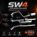 Kit Escapamento Sw4 2007 A 2015 Difusor Gringo Ponteira 5