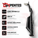 Escape L200 Triton 3.2 2008 a 2017 com Difusor Americano, Pente Turbina e Ponteira Inox 4"