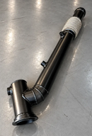 Downpipe com Pente para Turbina Piador Amarok 2.0 Mono Turbo – Aço Carbono, Flexível Integrado e Plug and Play