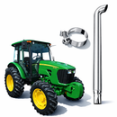 Escapamento Direto Full Inox JD 5078 5080 5090