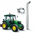 Escapamento Direto Full inox Trator JD 5055 5060 5070