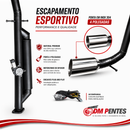 Escapamento Difusor Gringo Ford Ranger 2.2 2013 a 2022 Aço