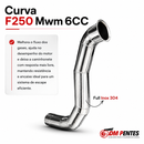 Curva Escapamento F250 Mwm 6cc Inox