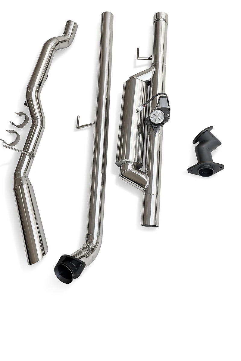 Kit Inox escapamento pnteira 4" Hilux 3.0 Pente Turbina Difusor Gringo