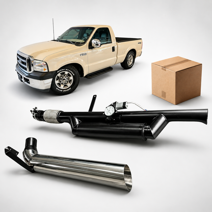 Difusor Gringo Carbono F250 Ponteira Inox 5 Pol Esportivo
