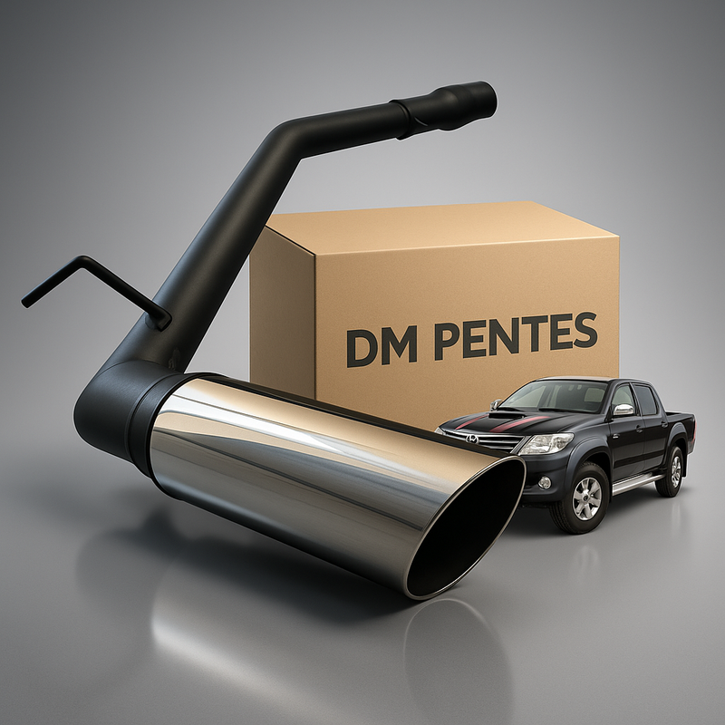 Escapamento Esportivo Hilux 3.0 Difusor Gringo Ponteira Inox