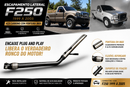 Escapamento Lateral F250 5'' Aço Carbono Ponteira Inox 1999 a 2005