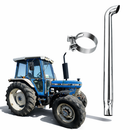 Escapamento Direto Full Inox Trator Ford 6610