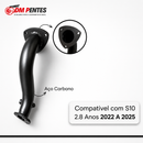 Kit Downpipe+Difusor Gringo+ Eliminador DPF S10 2.8 2022 A 2025
