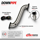 Kit Escapamento Full Inox S10 2.8 2022 A 2025 Downpipe + DPF + Difusor