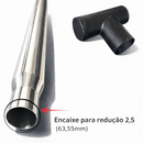 Escapamento Full Inox Com Pente Para Turbina Trator Ford 6610