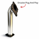 Downpipe Diretão Aço Inox L200 3.2 Ronco Bruto E Mais Potencia