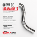 Curva Escapamento F250 Mwm 6cc Inox