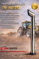 Escapamento Ponteira Valtra Trator BT 170/190/210 Full Inox