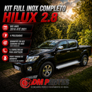 Kit Difusor Gringo + Pente Turbina Hilux 2.8 2016 Até 2021 Inox