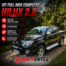 Kit Difusor Gringo + Pente Turbina Hilux 2.8 2022 ATÉ 2025 Inox