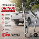 Difusor Gringo Escapamento Ranger 2.2 2013 ATÉ 2017 Inox No Controle